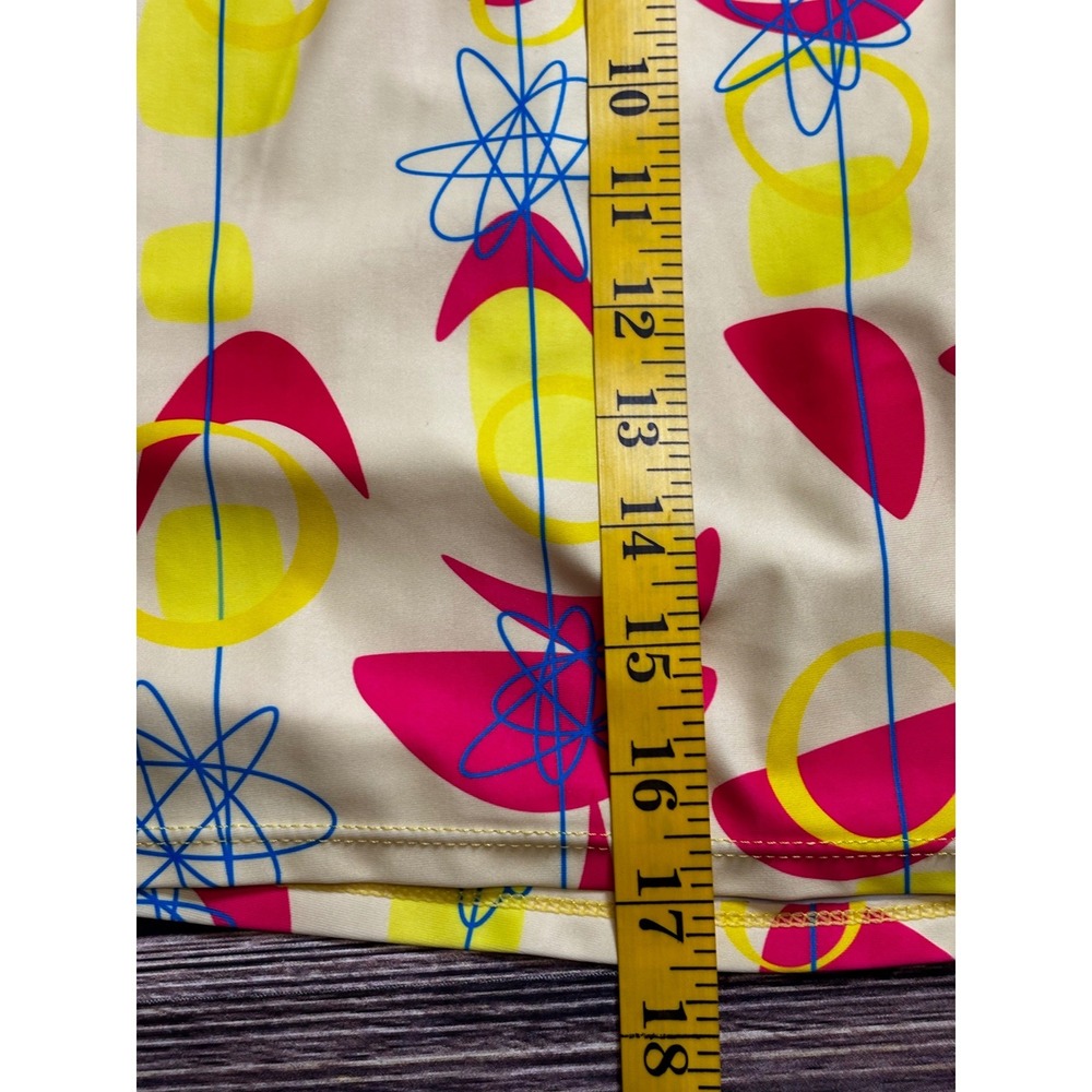 SkortObsession Womens Large Atomic Retro Print Athletic Skort Pockets Stretch - Picture 5 of 14